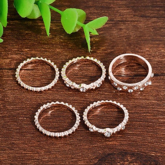 Boho Tier Stacking Rings - Picture 2 of 3
